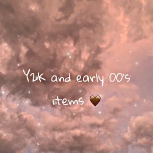 Y2K/ early 2000s pieces 🤍